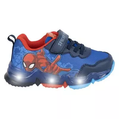 Zapatillas con luces Spiderman en acción
