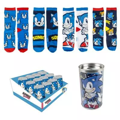 Pack de calcetines Sonic velocidad y estilo